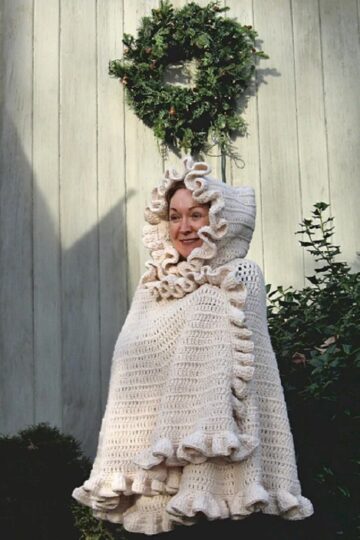 9 Hooded Shawl Free Crochet Patterns