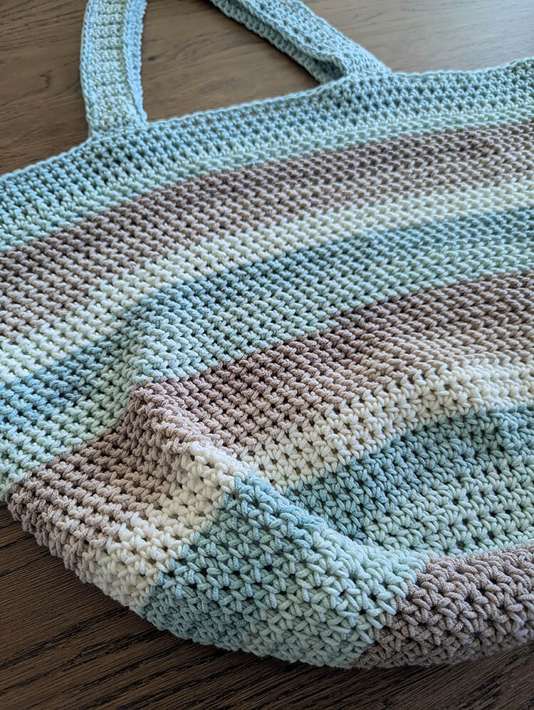 Seaside Bag Crochet Pattern Close Up