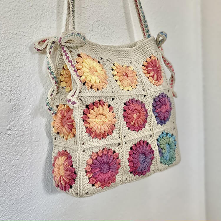 Rainbow Sunburst Tote