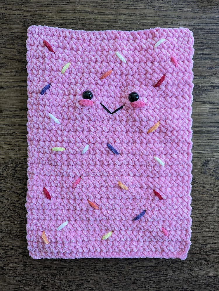 Toaster Pastry Crochet Pattern instructions