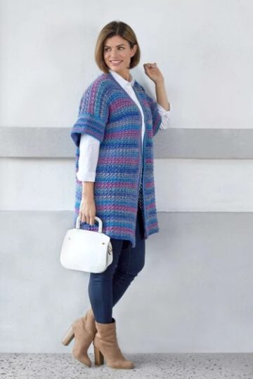 11 Long Cardigan Free Crochet Patterns