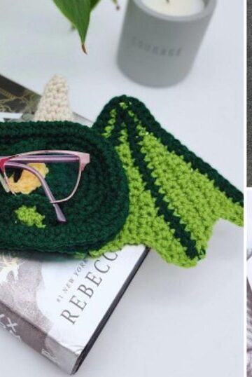 10 Unique Glasses Holder Free Crochet Patterns