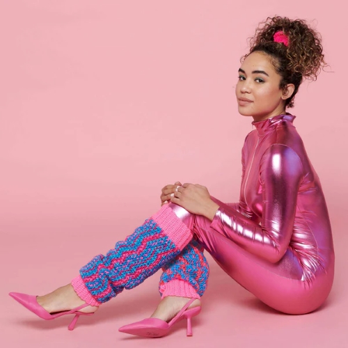80's Inspired Crocheted Leg Warmers