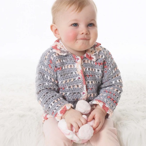 Crochet Baby's Lace Jacket Pattern