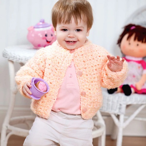 Easy and Cute Baby Jacket Crochet 2