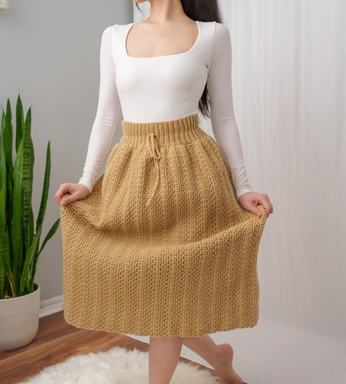 Crochet Midi Skirt