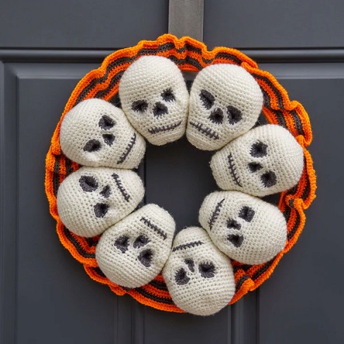 Halloween Wreath Free Crochet Patterns 2