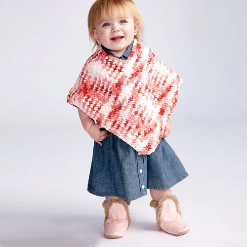 DIY Kids Poncho Free Crochet Tutorial 2
