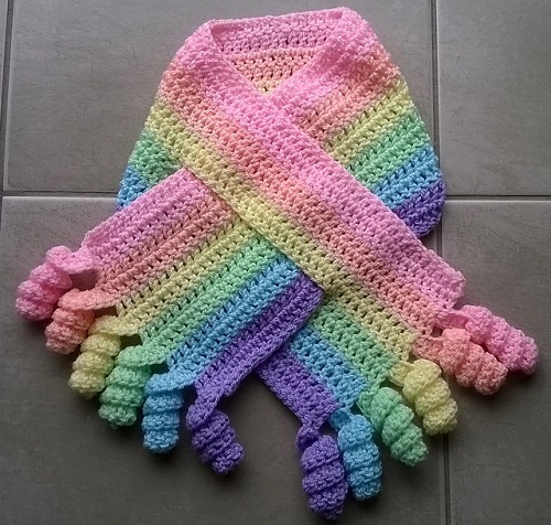 Kids Scarf Free Crochet Patterns 1