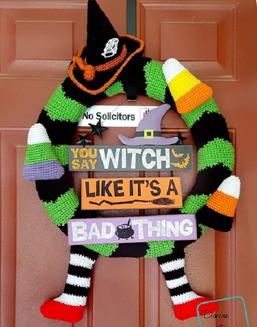 DIY Too Cute Halloween Wreath