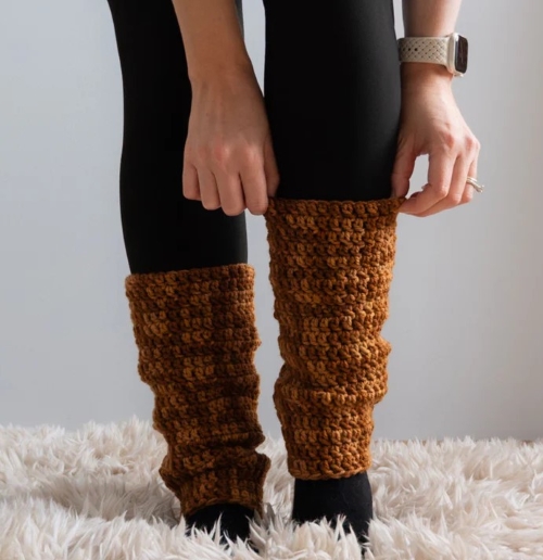 Easy Crochet Leg Warmer