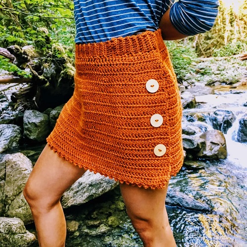 Stunning Women Crochet Winter Skirt