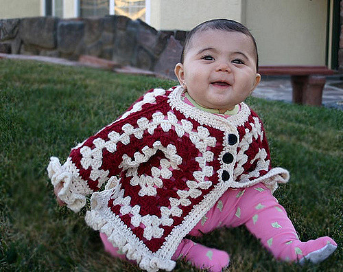 DIY Baby Jacket Crochet Tutorial 2