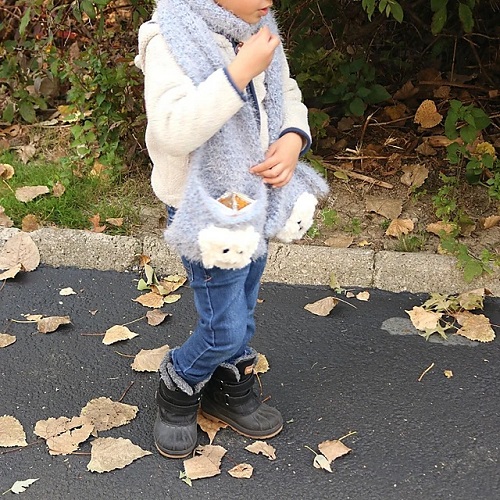 Polar Pup Scarf Free Crochet Pattern