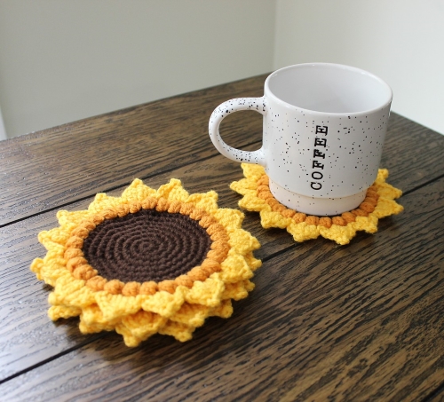 Sunflower Coffee Mug Coasters