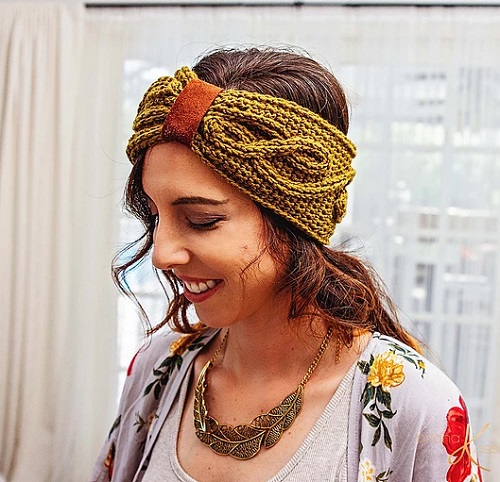 Traveling Vine Ear-warmer Crochet
