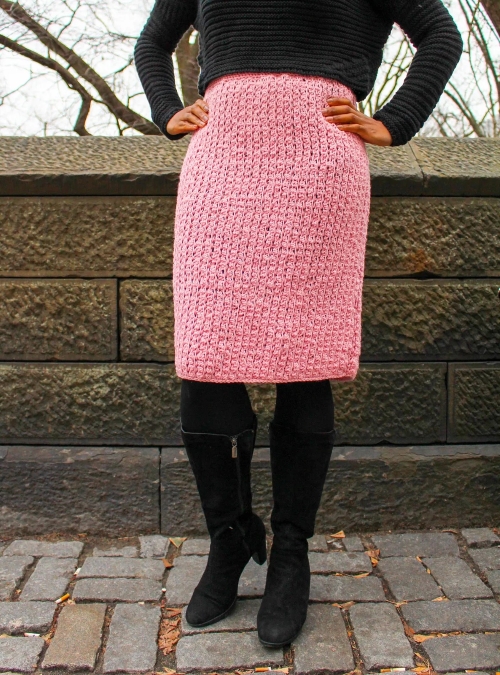 Tunisian Modern Skirt Crochet Pattern