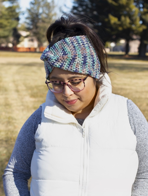 Twisted Crochet Ear Warmer