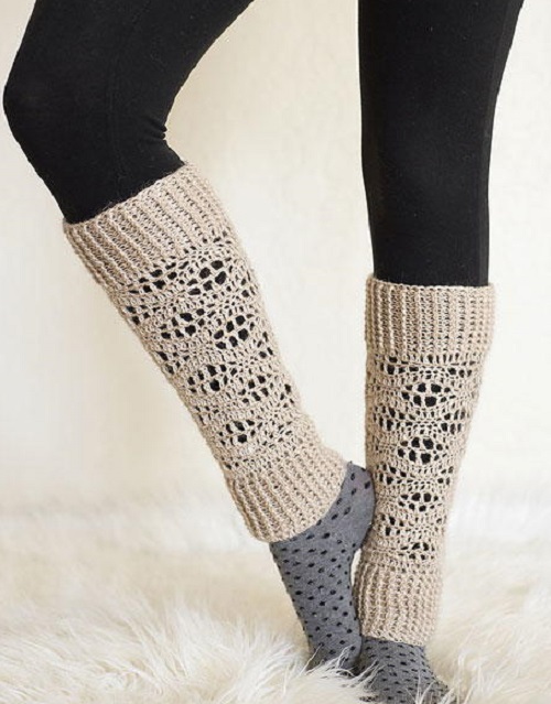 DIY Leg Warmer Crochet Pattern Ideas 12