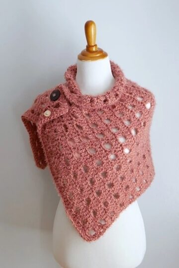 11 Buttoned Wrap Free Crochet Patterns - Crocht