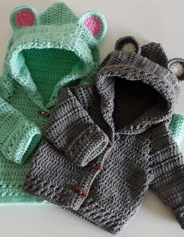 11 Baby Jacket Free Crochet Patterns - Crocht
