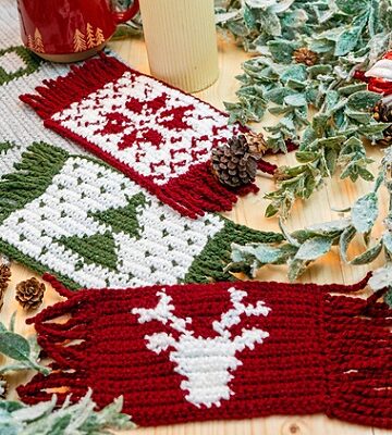 12 Mug Rug Free Crochet Patterns - Crocht