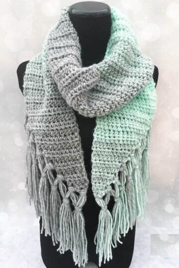 13 Tasseled Scarf Free Crochet Patterns - Crocht