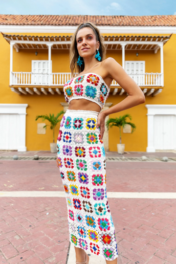 15 Crochet Winter Skirt Free Patterns - Crocht