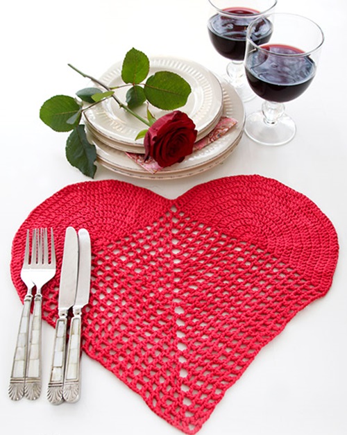 Heart-Shaped Tablecloth