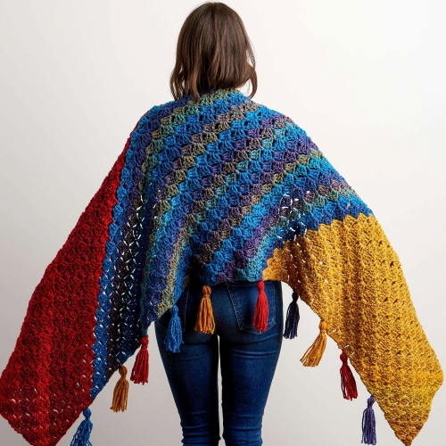 Crochet cozy Blanket Scarf Pattern