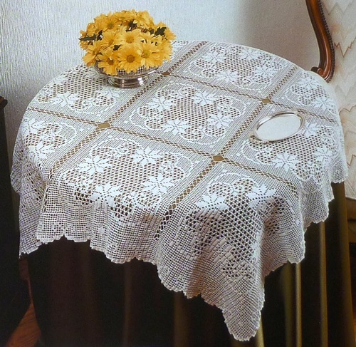 Sophisticated Tablecloth Crochet