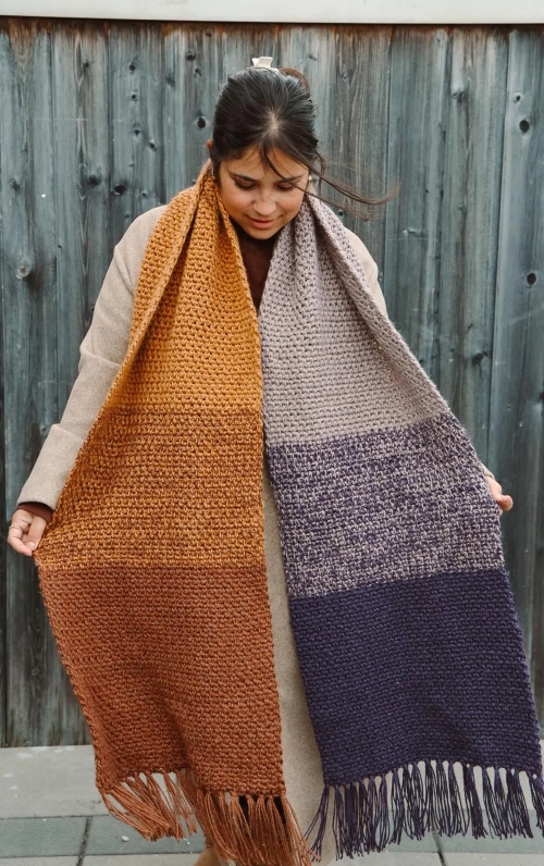 Fun And Modern Blanket Scarf