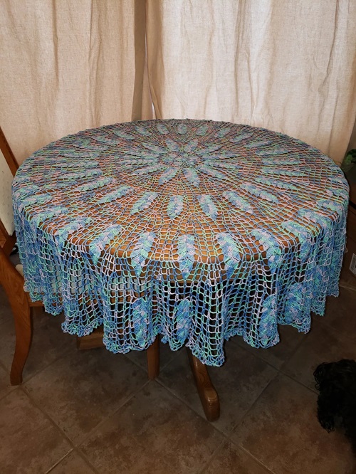 Oregon Modern Tablecloth Crochet Pattern