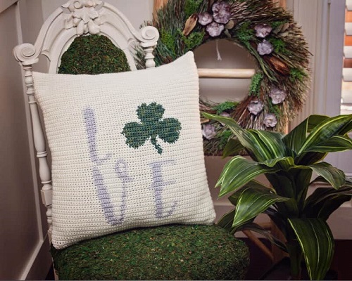 Crochet Pillow Cover Free Patterns 4
