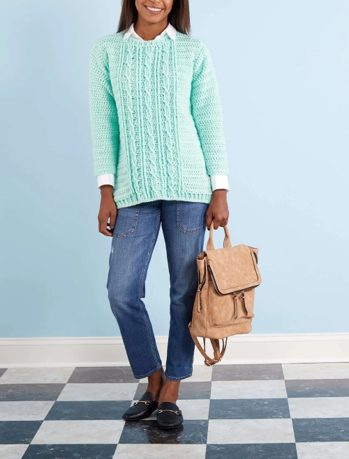 Super Cozy Cabled Cardigan