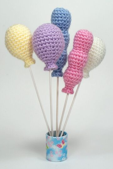 10 Crochet Balloon Free Patterns For New Year