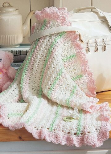 10 Baby Stroller Blanket Free Crochet Patterns