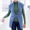 14 Crochet Long Vest Free Patterns