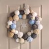 10 New Year Wreath Free Crochet Patterns