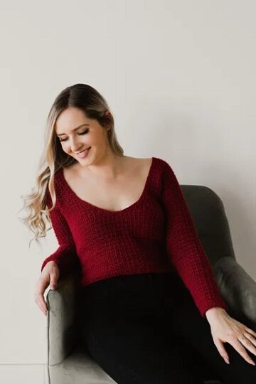 12 Crochet Long Sleeve Sweater Free Patterns