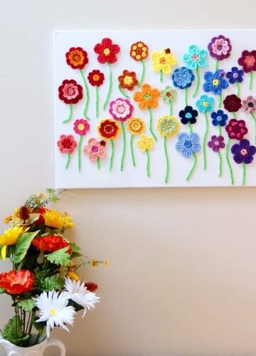 13 Crochet Wall Art Free Patterns