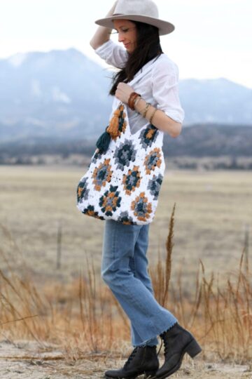 15 Square Bag Free Crochet Patterns