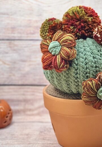 15 Crochet Flowering Cactus Free Patterns