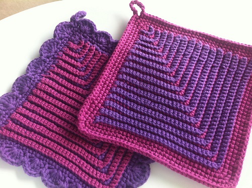 DIY Crochet Pot Holder Patterns Ideas 2