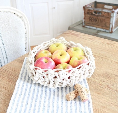 Crochet Kitchen Basket Free Patterns 1
