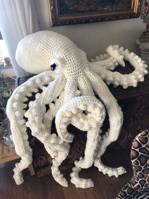 Giant Crocheted Octopus