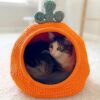 16 Crochet Cat Bed Free Patterns