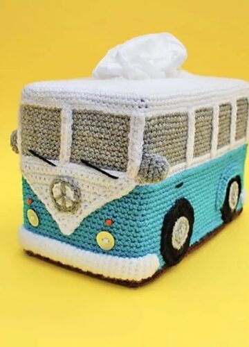 14 Crochet Unique Tissue Holder Free Patterns