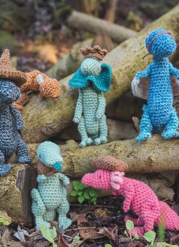 13 Crochet Lizards Free Patterns