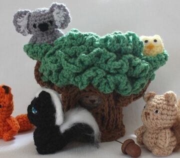 15 Crochet Woodland Animals Free Patterns